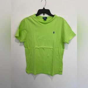 Polo Ralph Lauren Boys Green Short Sleeve T-shirt Size Large